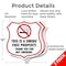 Signmission No Smoking Shield Sign This Is A Smoke F, 12 inch X 12 inch, Plastic Sign, 2PK SHI-P-2PACK-12-402 - alternate 3