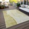 Homeroots 10' X 14' Gold Wheat And Beige Abstract Washable Indoor Outdoor Area Rug 582025 - alternate 5