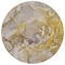 Homeroots 8' Round Taupe Round Abstract Washable Non Skid Indoor Outdoor Area Rug 559200 - alternate 5
