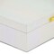 Homeroots Set of Two White And Gold Faux Shagreen Nesting Storage Boxes With Lids, 2PK 712934 - alternate 4