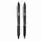 Pilot FriXion Ball Clicker Erasable Gel Pen, Retractable, Fine 0.7 mm, Black Ink, Black Barrel, 2PK 31460 - alternate 3