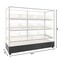 Koolmore 60 In. Floor Standing Bagel Bakery Display Case With 12 Baskets, Open Back With Side LED KM-FDC-B12 - alternate 2