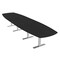 Skutchi Designs Arc Boat Conference Table With Power, 48 in W, 192 in L HAR-ABOT-48X192-T-U999ST19-NA - alternate 1