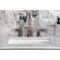 Kingston Brass Widespread Bathroom Faucet with Knurled Handle and Brass Pop-Up, Antique Copper FSC892KNLAC - alternate 2