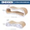 Simple Deluxe FluffyDream 2 in 1 Cat Scratcher Cardboard Lounge Bed, Cat Scratching Post, Durable Board Pads Prev PTFURNSCRATPAD2IN1LMBW - alternate 3