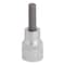 Vulcan Fractional Hex Bit Socket, Chrome, 1/4 in, 3/8 in Drive, 1-7/8 in OAL 3506005820 - alternate 1