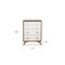 Homeroots 38" Brown and White Solid Wood Four Drawer Chest 524153 - alternate 3