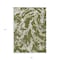 Homeroots 5' X 8' Olive Green And Ivory Abstract Washable Indoor Outdoor Area Rug 600115 - alternate 3