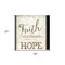Homeroots Set Of Two Faith or Believe 2 Black Framed Print Wall Art, 2PK 406016 - alternate 2