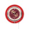 Holland Bar Stool Co Florida State Double Neon 15" Clock (Script) Clk15FSU-FS - alternate 1