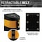 Us Weight Magnetic Wall Mount Retractable Belt Barrier, 33 ft., Caution U2504DNE - alternate 2