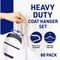 Lifemaster Heavy Duty Clothes Hanger Set, Non-Slip, 360 Deg Swivel, Space-Saving, Black, 80PK LMNOBK80 - alternate 2