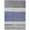 Homeroots 9' X 12' Denim Blue Ivory And Gray Abstract Washable Indoor Outdoor Area Rug 615264 - alternate 3