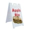 Signmission Apple Pie, A-Frame & 2 Decals Installed, Heavy-Duty Plastic Frame SBHD-D-2436-Apple Pie - alternate 1