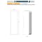 Reso Radiata pine, White, 85 in L, 0.68 in H, 2.25 in W, Primed RMC-453-85-5 - alternate 3