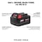 Milwaukee Tool M18 REDLITHIUM XC5.0 Battery, 5.0Ah, Extended Capacity, 18V, Li-Ion, Batteries, 2PK 48-11-1852 - alternate 4