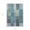 Homeroots 5' X 8' Teal Blue Aqua And Gray Striped Washable Indoor Outdoor Area Rug 581714 - alternate 3
