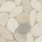 Daltile Pebble Oasis Natural Stone Framed Hexagon Pebble Mosaic 11in x 10in in Tumbled Seashell, 17PK PB44FRMHXPBMSTM - alternate 2