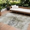 Homeroots 8' X 10' Taupe Ivory And Gray Abstract Washable Indoor Outdoor Area Rug 603152 - alternate 1
