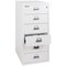 Fireking 6 Drawer, 1 Hr Fire, Vertical, 25" wide for Card Check & Notes Arctic White 6-2552-CAW - alternate 3