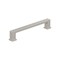 Amerock Bridgeport 5-1/16 inch (128mm) Center-to-Center Satin Nickel Cabinet Pull, 25PK 25VMP37032G10 - alternate 1