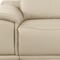 Homeroots 76in Cream and Silver Italian Leather Power Reclining Loveseat 720513 - alternate 3