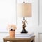 Jonathan Y Gaston 20.5" Resin Mini LED Table Lamp, Brown JYL1031A - alternate 3