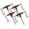 Mytee Products 4 Pk PRO Heavy Duty Chain Binder Ratchet Style 3/8in-1/2in w/ Grab Hooks, 15000 lbs WLL, 4PK CBRS12-PROx4 - alternate 4