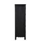 Homeroots 35" Black Solid Wood Six Drawer Chest 521240 - alternate 4