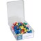 Business Source Push Pin, Assorted, Round, PK100 BSN81001 - alternate 1