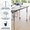 Flash Furniture Commercial Adjustable Height Rectangular Activity Table - Locking Casters-Gray XU-A2448-REC-GRY-T-A-CAS-GG - alternate 2