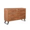 Homeroots 60" Natural Live Edge Solid Wood Six Drawer Double Dresser 571535 - alternate 2