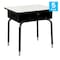 Flash Furniture 31.25 H, 24 W X Laminate, Steel, Gray 5-FD-DESK-GY-GG - alternate 5