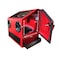 American Hawk Industrial Benchtop Abrasive Blast Cabinet 25.5in H x 25.5in W x 17in D RED BT25-RED - alternate 2