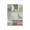 Homeroots 10' X 14' Rust Gray And Ivory Geometric Washable Indoor Outdoor Area Rug 617997 - alternate 3