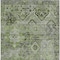 Homeroots 10' X 14' Artichoke Green And Gray Floral Medallion Washable Indoor Outdoor Area Rug 616615 - alternate 4