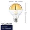 Bulbrite 40 - Watt Equivalent G25 Dimmable Medium Screw LED Light Bulb Warm White Light 2700K, 4PK 862841 - alternate 4