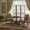 Homeroots 50" Gray and White Wood and Fabric Three Panel Screen Room Divider 342742 - alternate 3