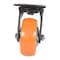 Vestil Polyurethane Swivel Caster 5 In. Diameter x 2 In. Width 639 Lb. Capacity Orange/Silver CST-E6-5X2PUP-S - alternate 3
