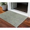 Homeroots 3' X 5' Fern Green And Gray Southwestern Washable Indoor Outdoor Area Rug 587044 - alternate 1
