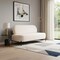 Homeroots 64" Vanilla Fabric Sofa 574006 - alternate 4