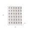 Homeroots 60" X 50" Gray and White Woven Cotton Checkered Throw Blanket with Fringe 516626 - alternate 3