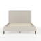 Martha Stewart Britta Full Upholstered Platform Bed w/Rounded Headboard, Piped Detailing/Cushioned Sderails, Beige TW-3WDB01B-F-BG-MS - alternate 5