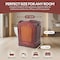 Vintiquewise Square Indoor Trash Can, Brown, Wood, 11.5 in QI003045 - alternate 3
