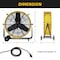 Edendirect High Velocity Drum Fan, 24 in Blade Dia, 120V, 7,800/9,200 cfm IR-FAND24E - alternate 3