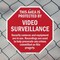 Signmission This Area Is Protected by Video Sur, 10 inch X 10 inch, Aluminum Metal Signs, 2PK OC-A-2PACK-10-316 - alternate 3