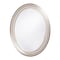Homeroots 33" Silver Oval Framed Accent Mirror 384181 - alternate 3