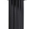Homeroots 79" Black Solid Wood Double Pedestal Base Oval Dining Table 721106 - alternate 3