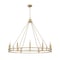 Z-Lite Dennison 12-Light Chandelier, 47.5 in W, Signature Brass 4005-12SBR - alternate 3