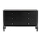 Baxton Studio Callison Spindle Dresser - 6-Drawer Horizontal Cabinet with Turned Accents for Bedroom, Black 271-14742-ZORO - alternate 2